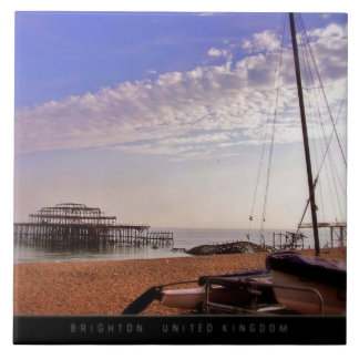 (UK) Old Brighton Pier Ceramic Tile