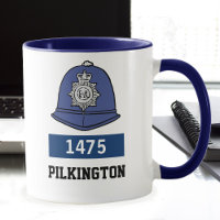 UK Police Constable Helmet - Add Number & Name