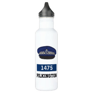 UK Police Flat Cap - Add Number & Name. Police 710 Ml Water Bottle