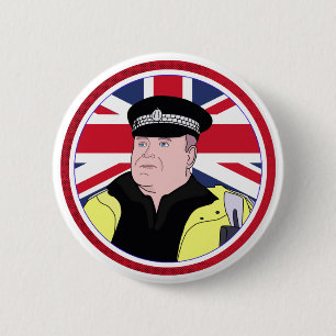 UK Police Officer 6 Cm Round Badge