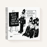 UK Police Training School Funny Cartoon