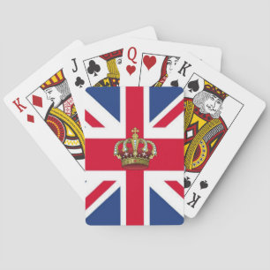 UK Queen Crown Bicycle® Playing Cards