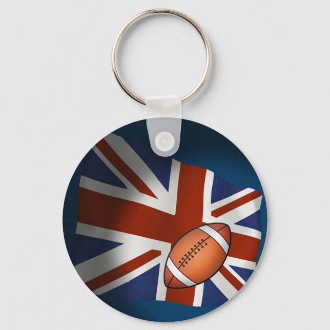 UK Rugby Key Ring (Front)