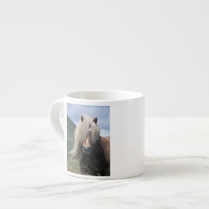 UK, Scotland, Shetland Islands, Shetland pony Espresso Cup