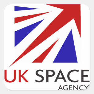 UK Space Agency Square Sticker