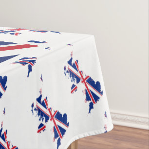 UK UNION JACK British Patriotic Tablecloth
