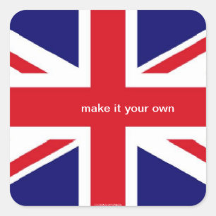 UK Union Jack flag sticker