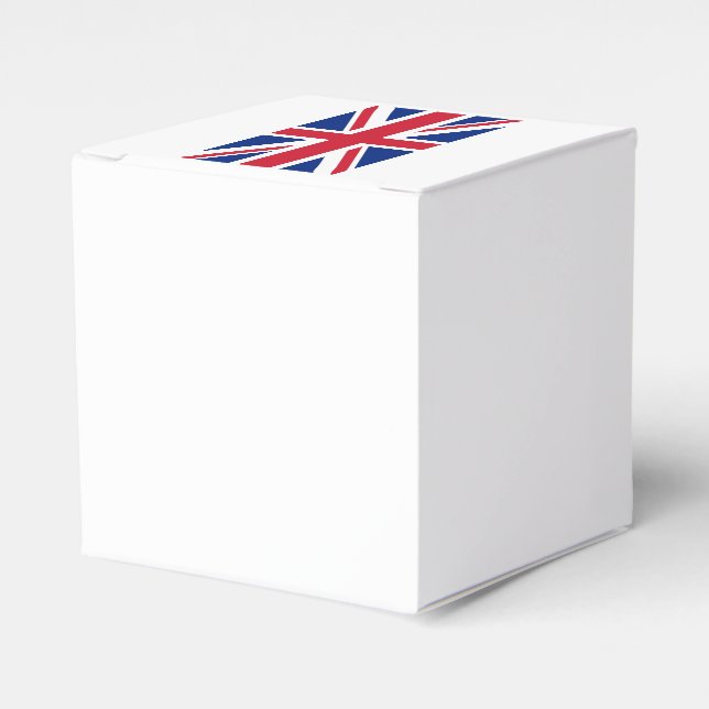 UK United Kingdom Britain Royal Union Jack Flag Favour Box (Front Side)
