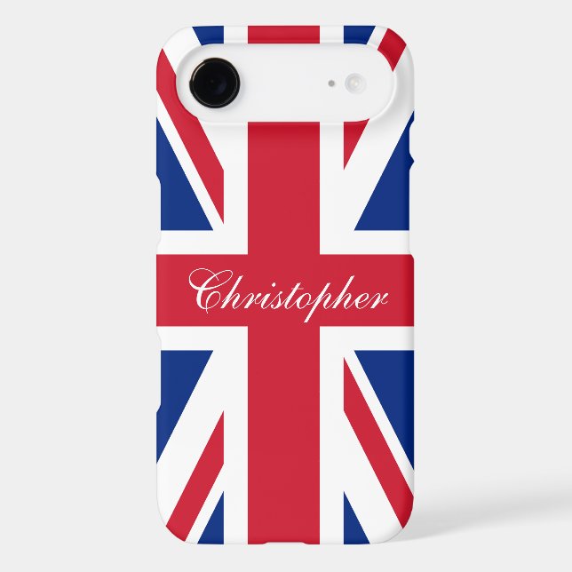 UK United Kingdom British Flag Union Jack Case-Mate iPhone Case (Back)