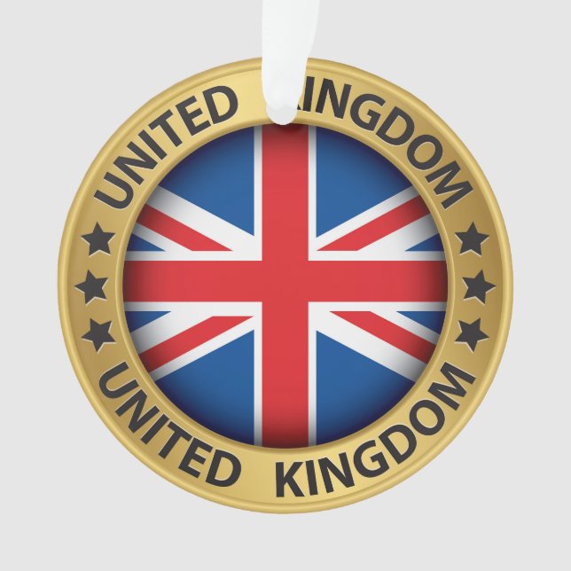 UK United Kingdom Ornament - SRF (Front)