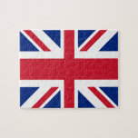 UK United Kingdom Union Jack Flag Jigsaw Puzzle<br><div class="desc">UK United Kingdom Union Jack Flag design .. patriotic British products from Ricaso</div>