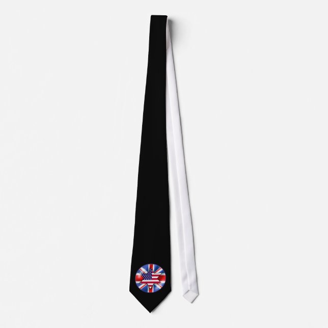 UK/USA FLAG TIE (Front)