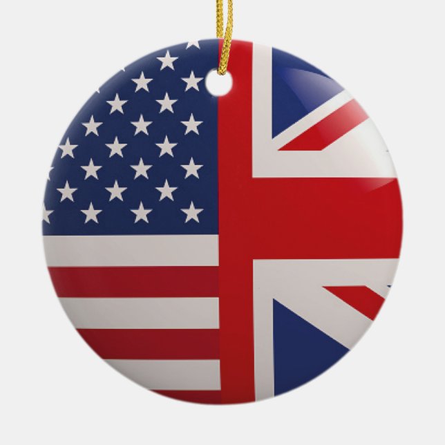 UK USA Ornament (Front)