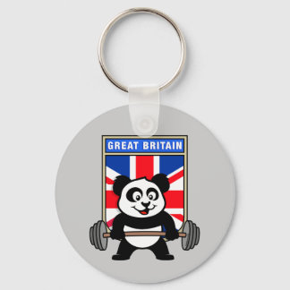 UK Weightlifting Panda Key Ring