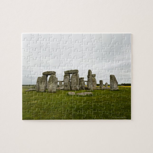 UK, Wiltshire, Stonehenge Jigsaw Puzzle (Horizontal)