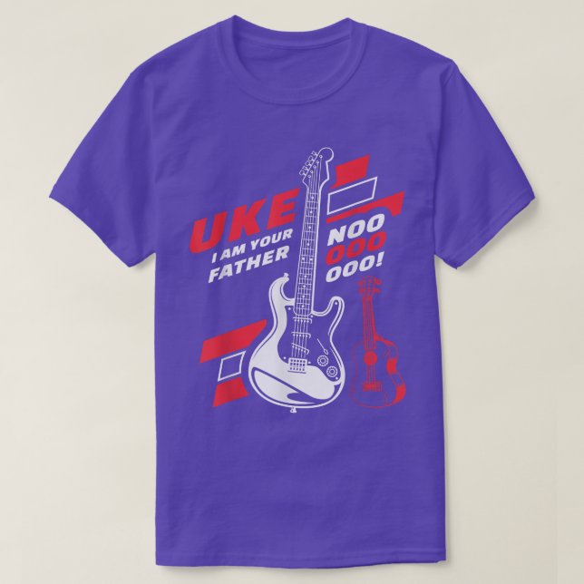 Uke I Am Your Father Ukulele Guitar Music3086 T-Shirt (Design Front)