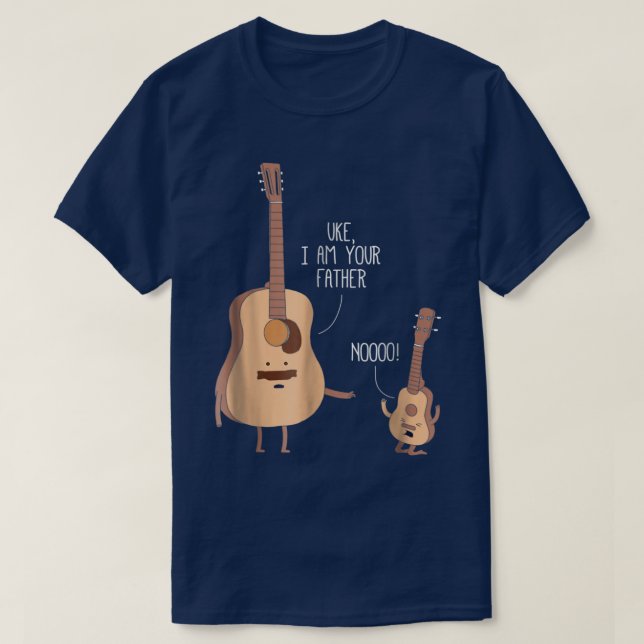 Uke I Am Your Father Ukulele Guitar Music 2976 T-Shirt (Design Front)