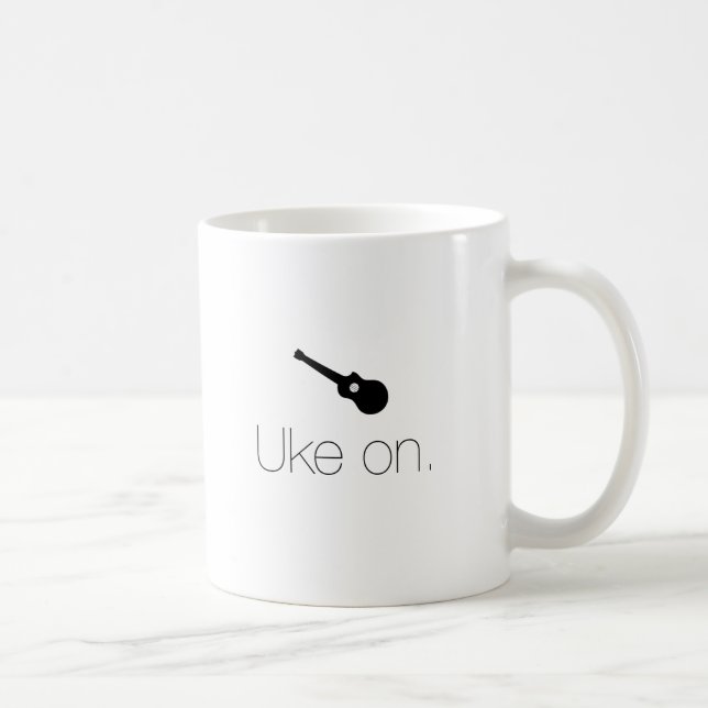 Uke On Coffee Mug (Right)