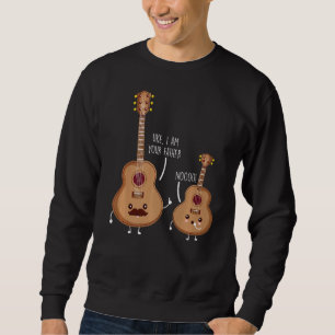 Ukelele And Guitar Musical Instrument Guitar Sweatshirt