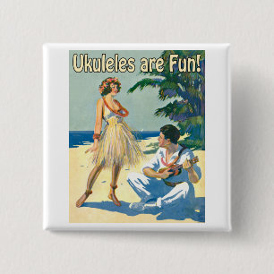 Ukes Are Fun! Button