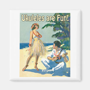 Ukes Are Fun! Magnet