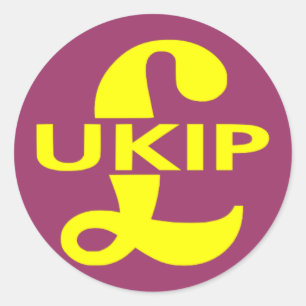 UKIP Logo Classic Round Sticker