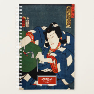 Ukiyo-e Actor IllustrationToyohara Kunichika Planner