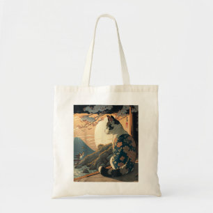 Ukiyo-e Art Kanagawa Vintage Japanese Tattoo Art C Tote Bag