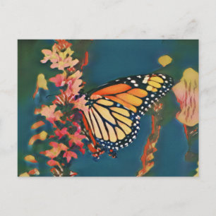 Ukiyo-e Butterfly Postcard