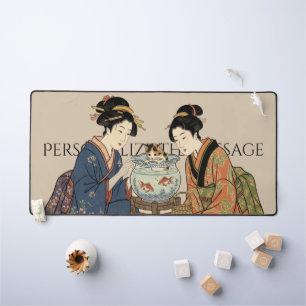 Ukiyo-e Inspired – Dramatic JAPAN Desk Mat