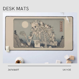 Ukiyo-e Inspired mouse pad– Dramatic JAPAN Desk Mat