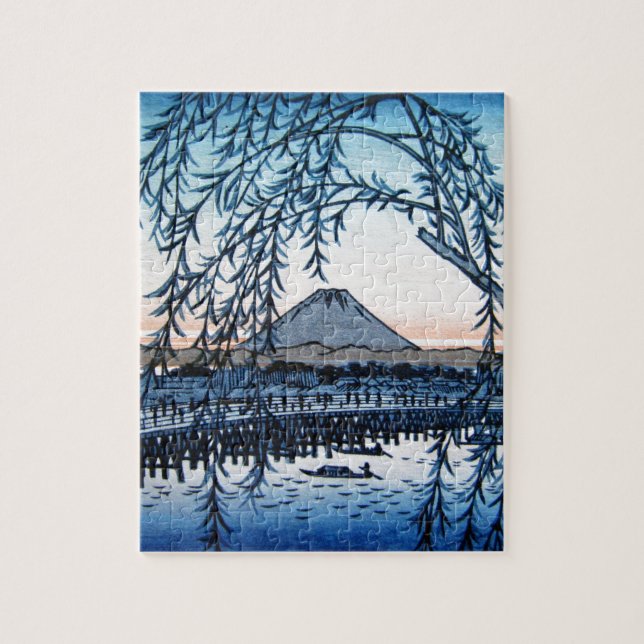 Ukiyo-e Mt. Fuji Japan Jigsaw Puzzle (Vertical)
