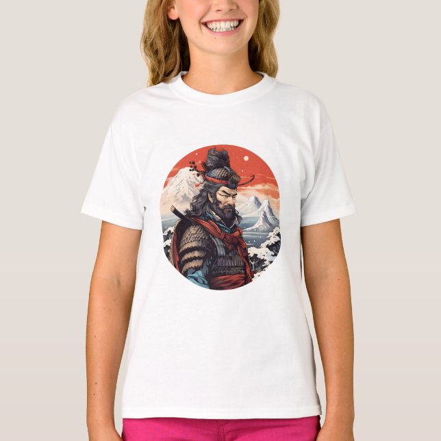 Ukiyo-e samurai Japan T-Shirt (Front)
