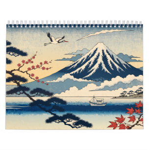 Ukiyo-e Style Japan Landscapes 2027 Calendar