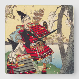 Ukiyo-e ukiyoe Yoshitoshi TSUKIOKA "Yoshitoshi Mus Square Wall Clock
