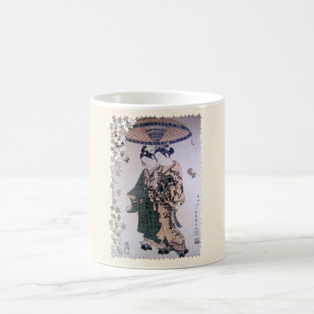 Ukiyo Kabuki jigsaw puzzle Coffee Mug (Center)