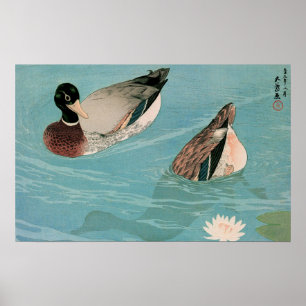 Ukiyoe [Goyo] Ducks (S) Poster