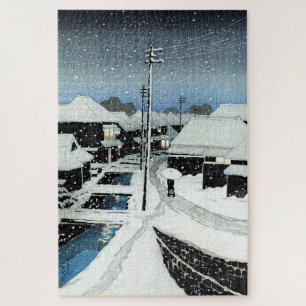 ukiyoe - hasui - C07 - The Village of Terashima …  Jigsaw Puzzle