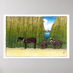 ukiyoe - hasui - C08 - By the Sumida River Aroun… Poster