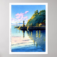 ukiyoe hasui n11 Morning at Mihogaseki in Izumo