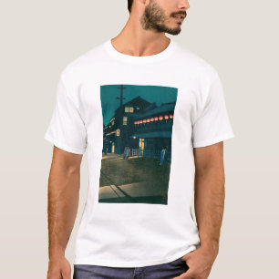 ukiyoe hasui No61 Evening falls on Sōemonchō T-Shirt