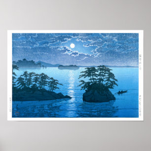 ukiyoe - hasui - No.23 Futago Island, Matsushima - Poster