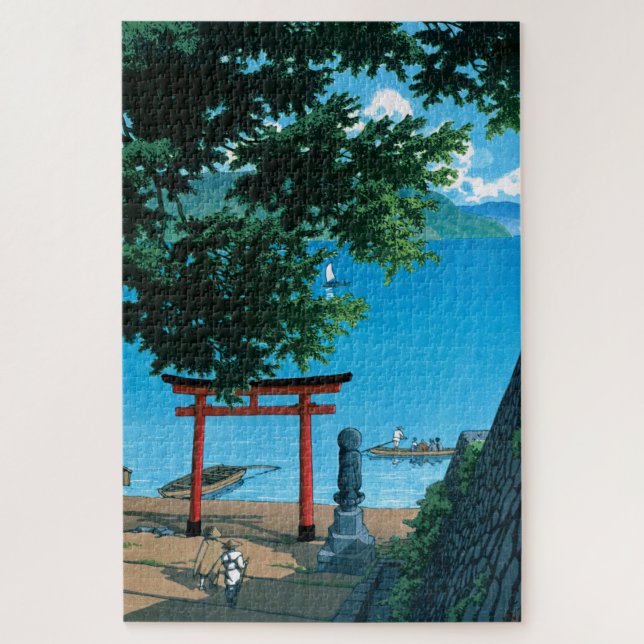 ukiyoe - hasui - No.32 Chuzenji, Utagahama -   Jigsaw Puzzle (Vertical)