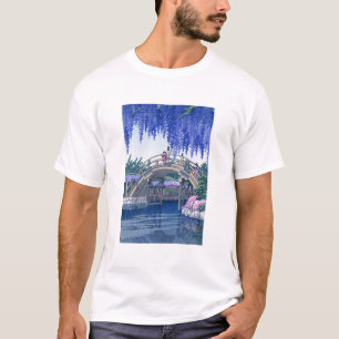ukiyoe - hasui - No.34 Wisteria at Kameido - T-Shirt