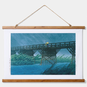 ukiyoe - hasui - No.35 Evening shower at Imai.. Hanging Tapestry
