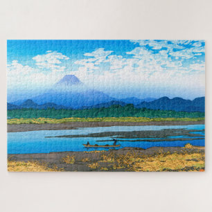 ukiyoe - hasui - No.37 Banyū river - Jigsaw Puzzle