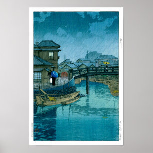 ukiyoe - hasui - No.39 Shinagawa - Poster