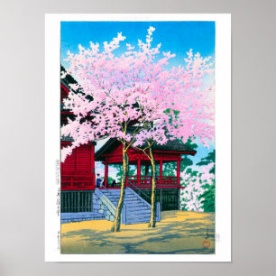 ukiyoe - hasui - No.44 Kiyomizu Hall, Ueno - Poster