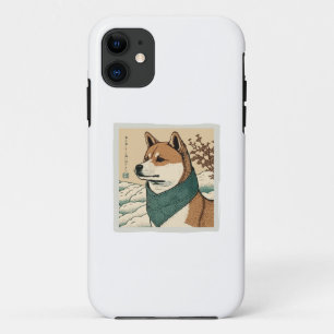UKIYOE JAPANESE: SHIBA INU iPhone 11 CASE