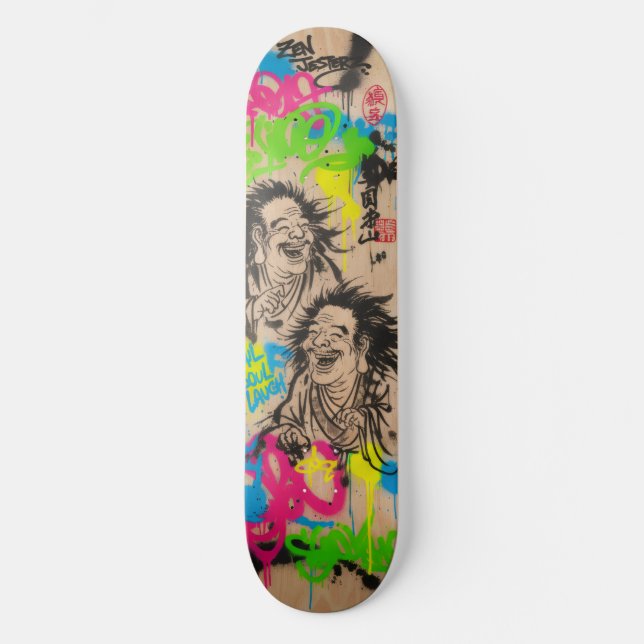UKIYOE Skateboard Art – Japanese Spirit (Front)